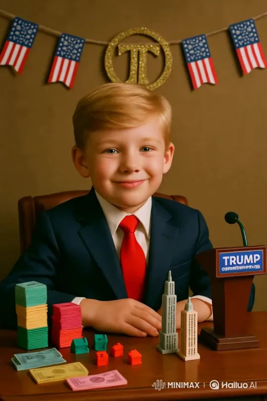  - Enter three celebrities' names to create their childhood version animations cover image by Hailuo AI Video Generator