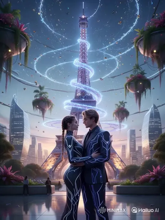 Create Time-Travel Video from Couple's Photos - Upload a couple photo to generate a time-travel video of the couple cover image by Hailuo AI Video Generator
