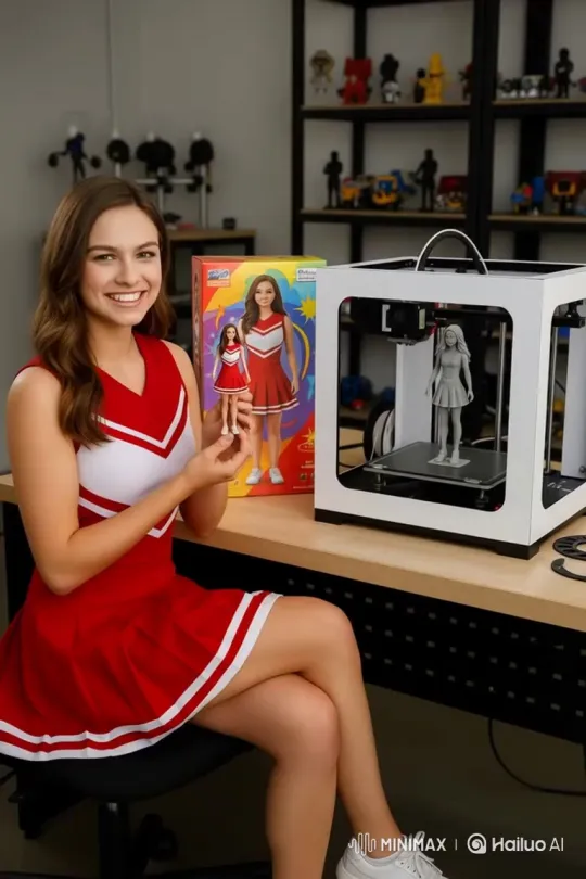  - Upload your photo to generate a real person holding the model. cover image by Hailuo AI Video Generator