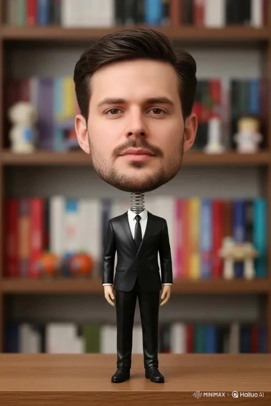 Custom Bobblehead from Full-Length Photo - Upload a full-length photo to create a bobblehead doll. cover image by Hailuo AI Video Generator