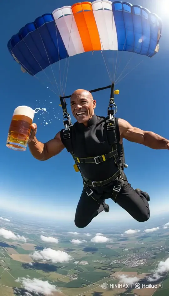 Photo to Skydive Video Generator - Upload a photo of a person and generate a video of skydiving cover image by Hailuo AI Video Generator