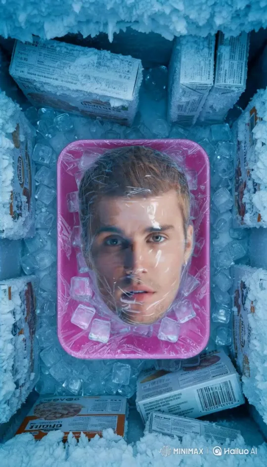 Create a Video of You Singing in a Freezer Box - Upload a photo and an audio clip to instantly generate a video of you singing passionately inside a freezer box. cover image by Hailuo AI Video Generator