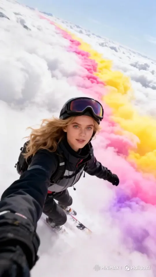 Upload Photo for Sky-Skiing Video Above Clouds - Upload a photo to generate a sky-skiing video above the clouds cover image by Hailuo AI Video Generator