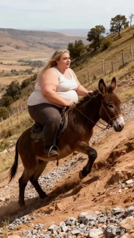 Photo to Donkey-Riding Video Conversion - Upload a photo to generate a video of a big-bellied character riding a donkey cover image by Hailuo AI Video Generator