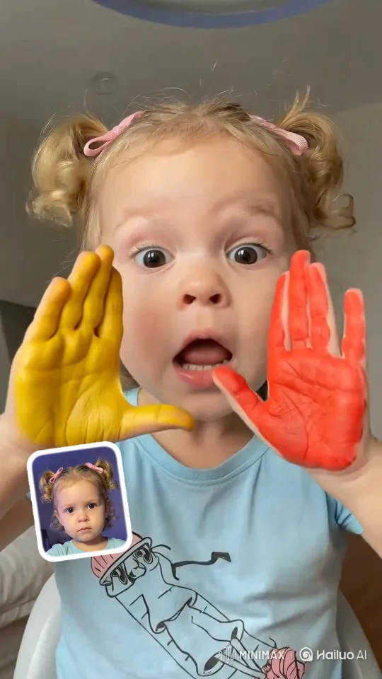 Generate Cute Baby Dress-Up Dance Videos - Upload a photo to generate a cute baby dress-up gesture dance video cover image by Hailuo AI Video Generator
