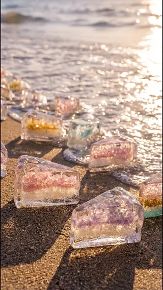 Fruit-Crystal Wave Video Generator - Enter the name of the fruit to generate a video of waves hitting crystals cover image by Hailuo AI Video Generator